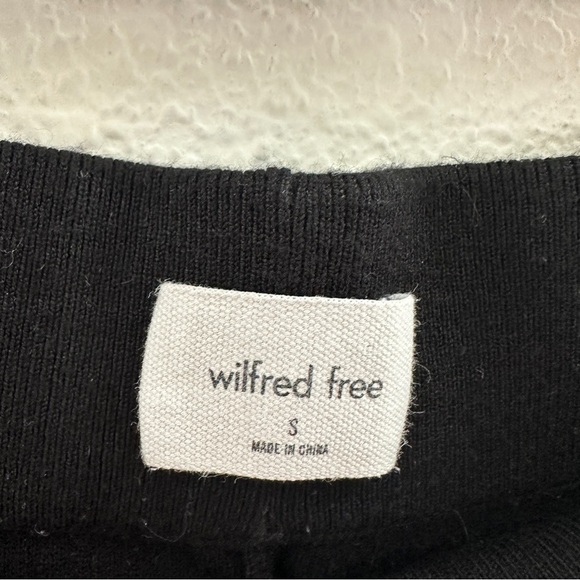 Aritzia Wilfred Free Black Knit Pants - Minimalist Loungewear Athleisure - S - Picture 4 of 8